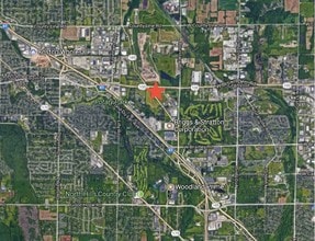 Brown Deer Road & 124th St, Menomonee Falls, WI - Vue aérienne  vue de carte