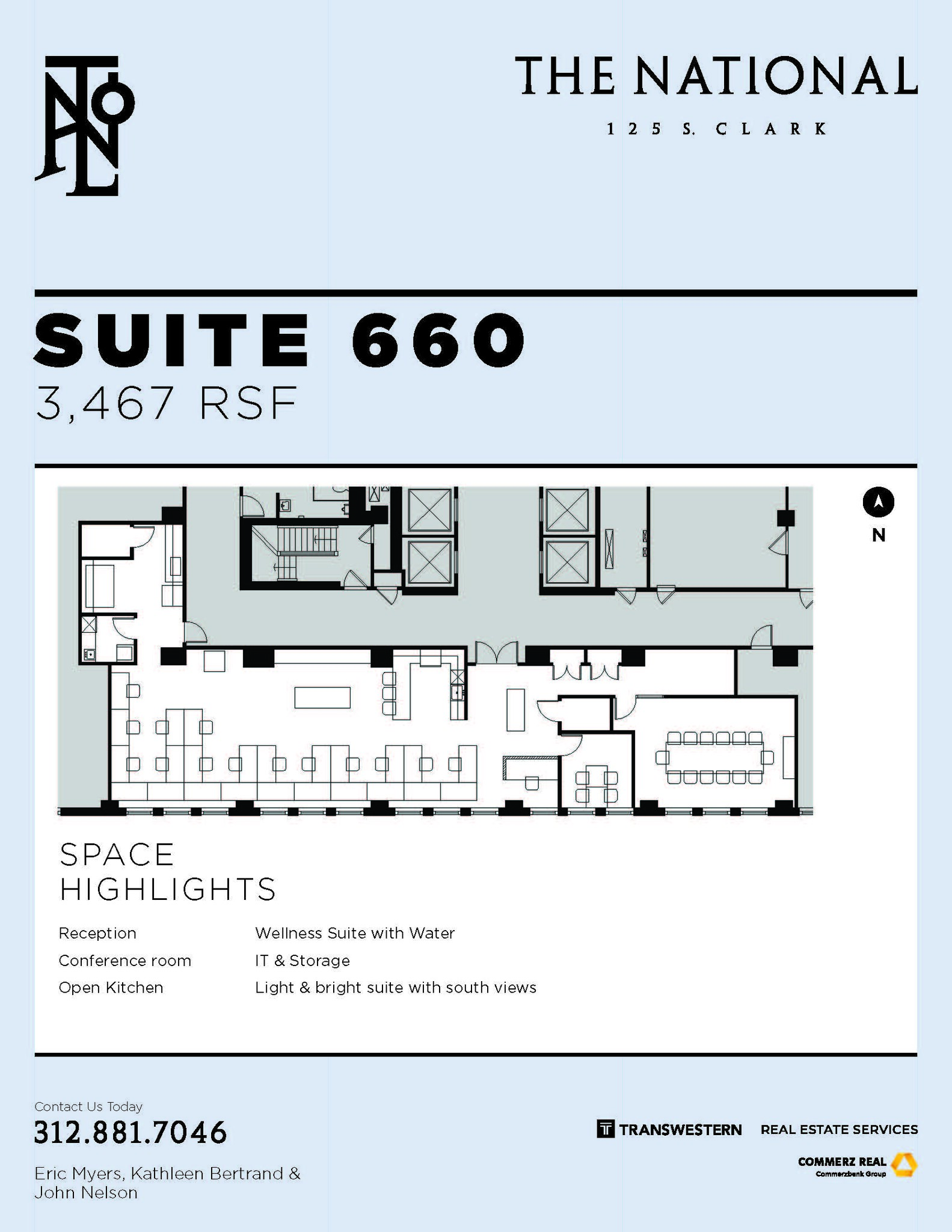 125 S Clark St, Chicago, IL à louer Plan d’étage– Image 1 sur 7