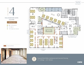 525 9th St NW, Washington, DC à louer Plan d’étage– Image 1 sur 5
