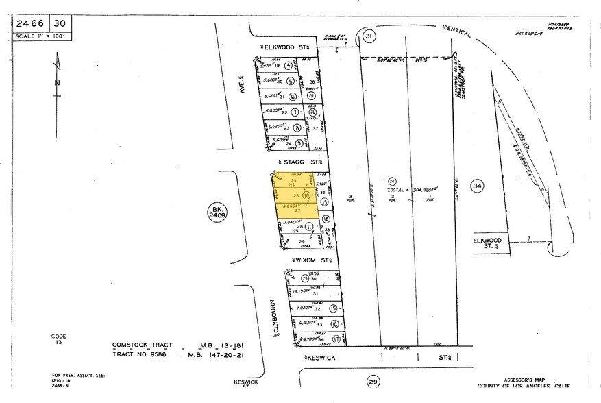 7742-7750 Clybourn Ave, Sun Valley, CA à louer - Plan cadastral – Image 3 sur 4