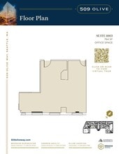 509 Olive Way, Seattle, WA à louer Plan d’étage– Image 2 sur 2