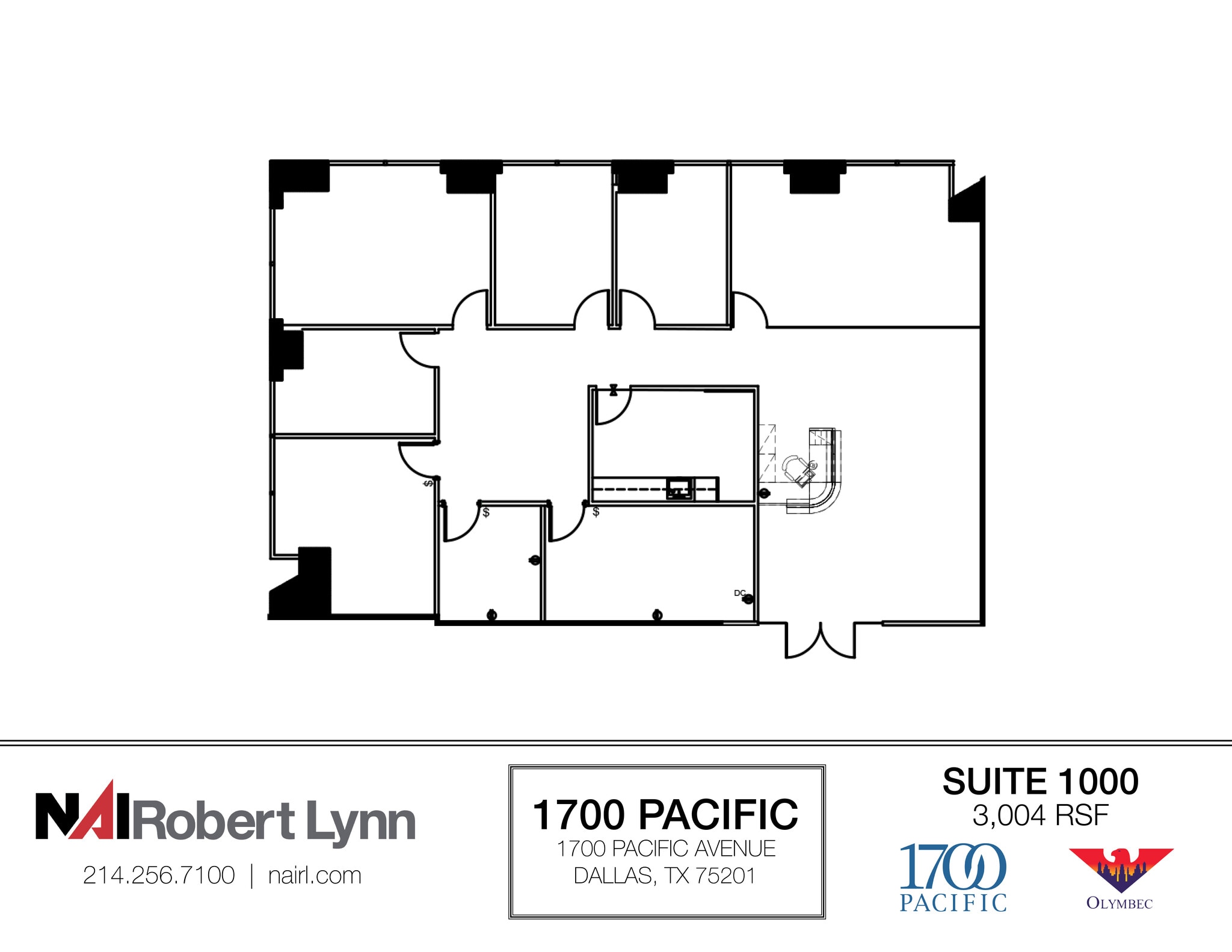 1700 Pacific Ave, Dallas, TX à louer Photo intérieure– Image 1 sur 2