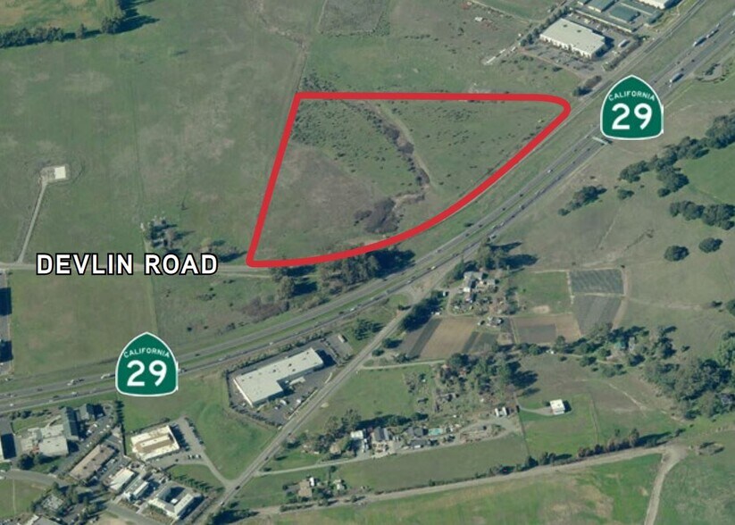 Devlin Rd, Napa, CA à vendre - Aérien – Image 2 sur 3