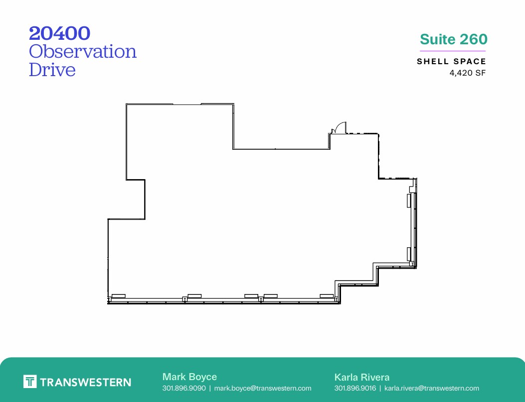 20400 Observation Dr, Germantown, MD à louer Plan d’étage– Image 1 sur 1
