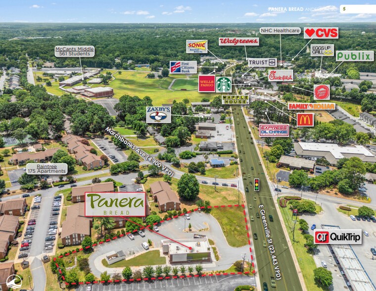 1702 E Greenville St, Anderson, SC à vendre - Photo de l’immeuble – Image 3 sur 5