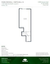 17781-17791 Mitchell Ave N, Irvine, CA à louer Plan d’étage– Image 1 sur 1