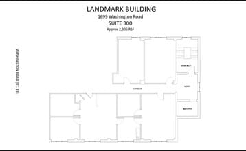 1699 Washington Rd, Pittsburgh, PA à louer Plan d’étage– Image 1 sur 1