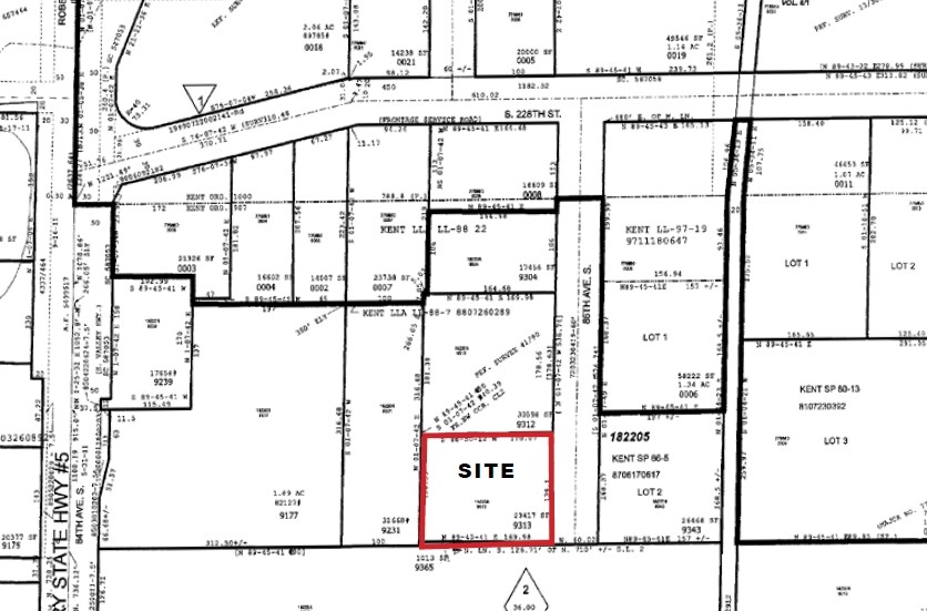 22915 86th Ave S, Kent, WA à louer - Plan cadastral – Image 2 sur 4