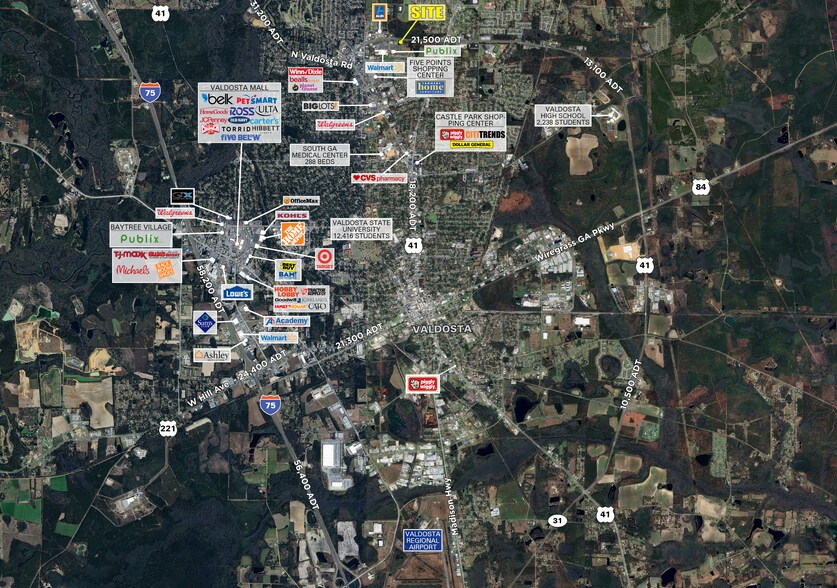 Inner Perimeter Rd, Valdosta, GA à louer - Aérien – Image 2 sur 5