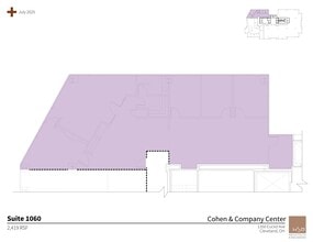 1350 Euclid Ave, Cleveland, OH à louer Plan de site– Image 1 sur 6