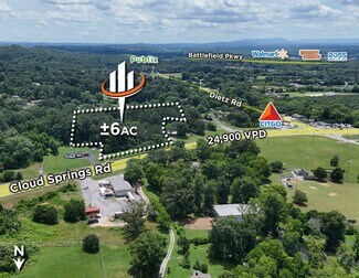 Plus de détails pour 3632 Cloud Springs Rd, Ringgold, GA - Terrain à vendre