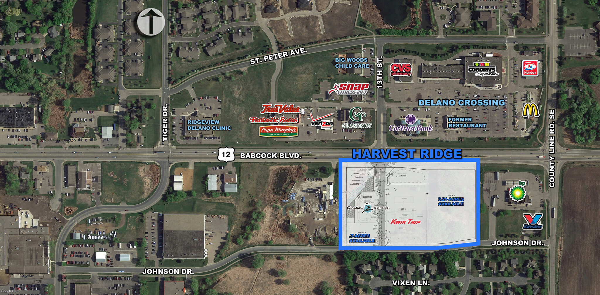 5885 Highway 12 SE, Delano, MN à louer Aérien– Image 1 sur 2