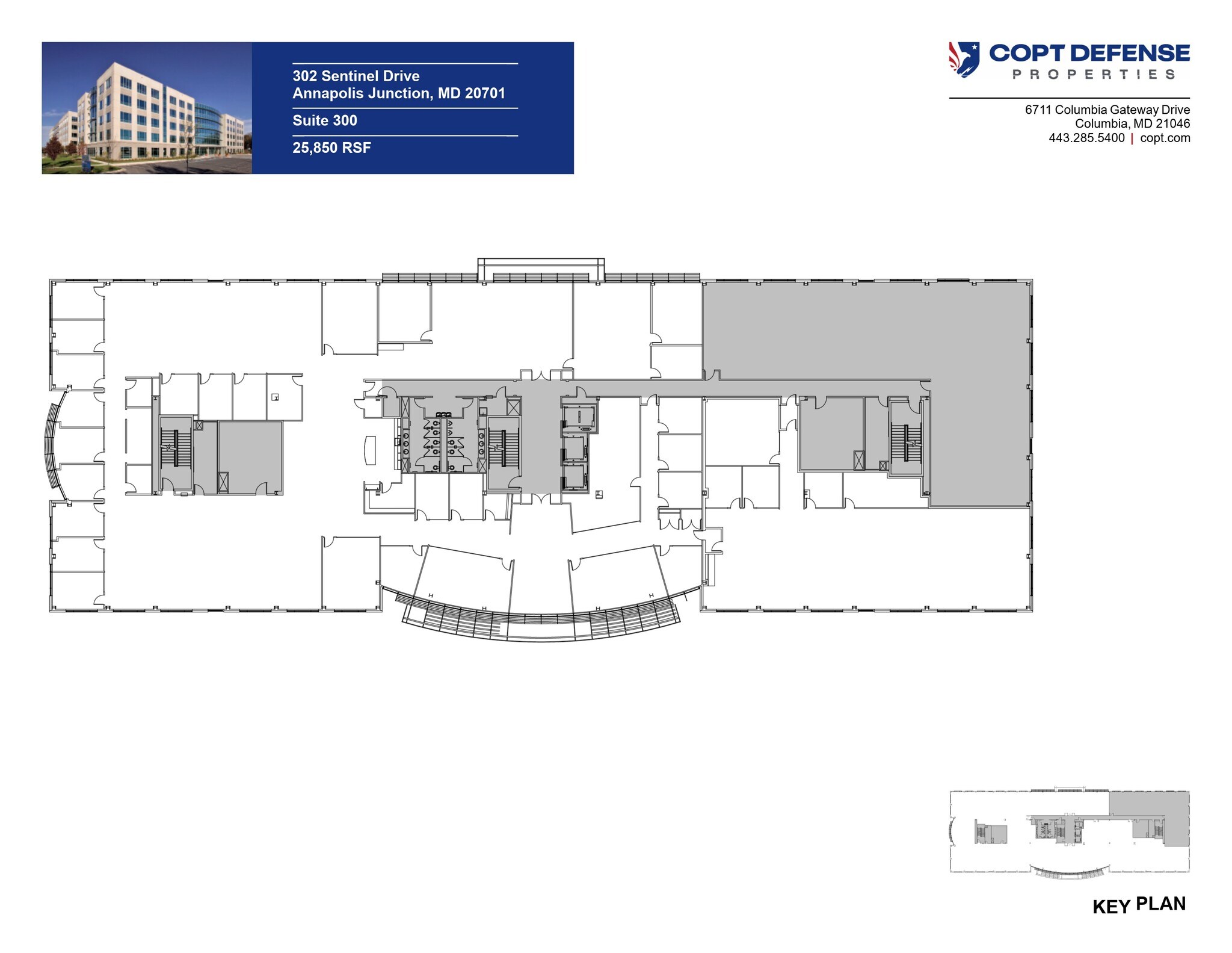 302 Sentinel Dr, Annapolis Junction, MD à louer Plan d’étage– Image 1 sur 1