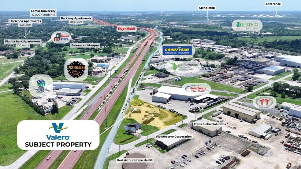 1625 W Cardinal Dr, Beaumont, TX à vendre - Photo de l’immeuble – Image 3 sur 6