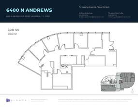 6400 N Andrews Ave, Fort Lauderdale, FL à louer Plan d’étage– Image 1 sur 1