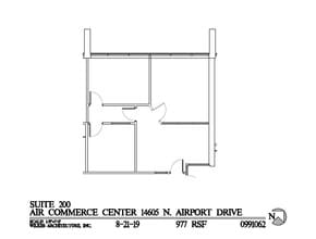 14605 N Airport Dr, Scottsdale, AZ à louer Plan d’étage– Image 1 sur 1