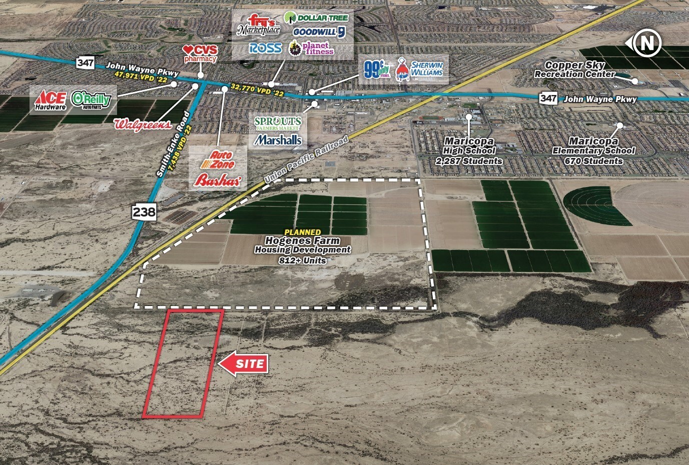 SWC State Route 238 & Rachael Rd, Maricopa, AZ à vendre Photo de l’immeuble– Image 1 sur 4