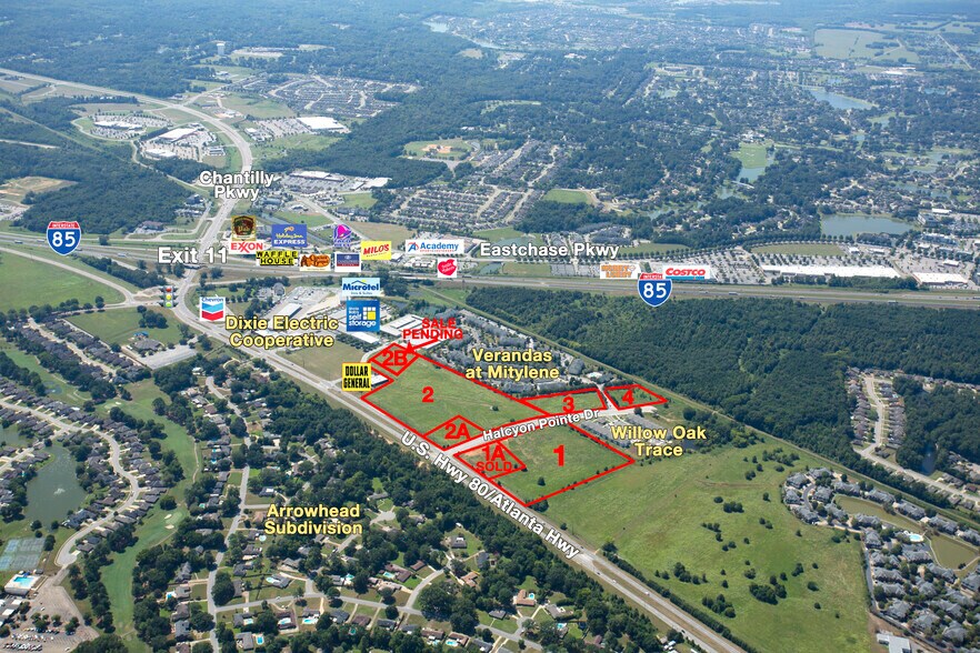 Atlanta Hwy-U.S. 80 Hwy, Montgomery, AL à vendre - Aérien – Image 3 sur 5