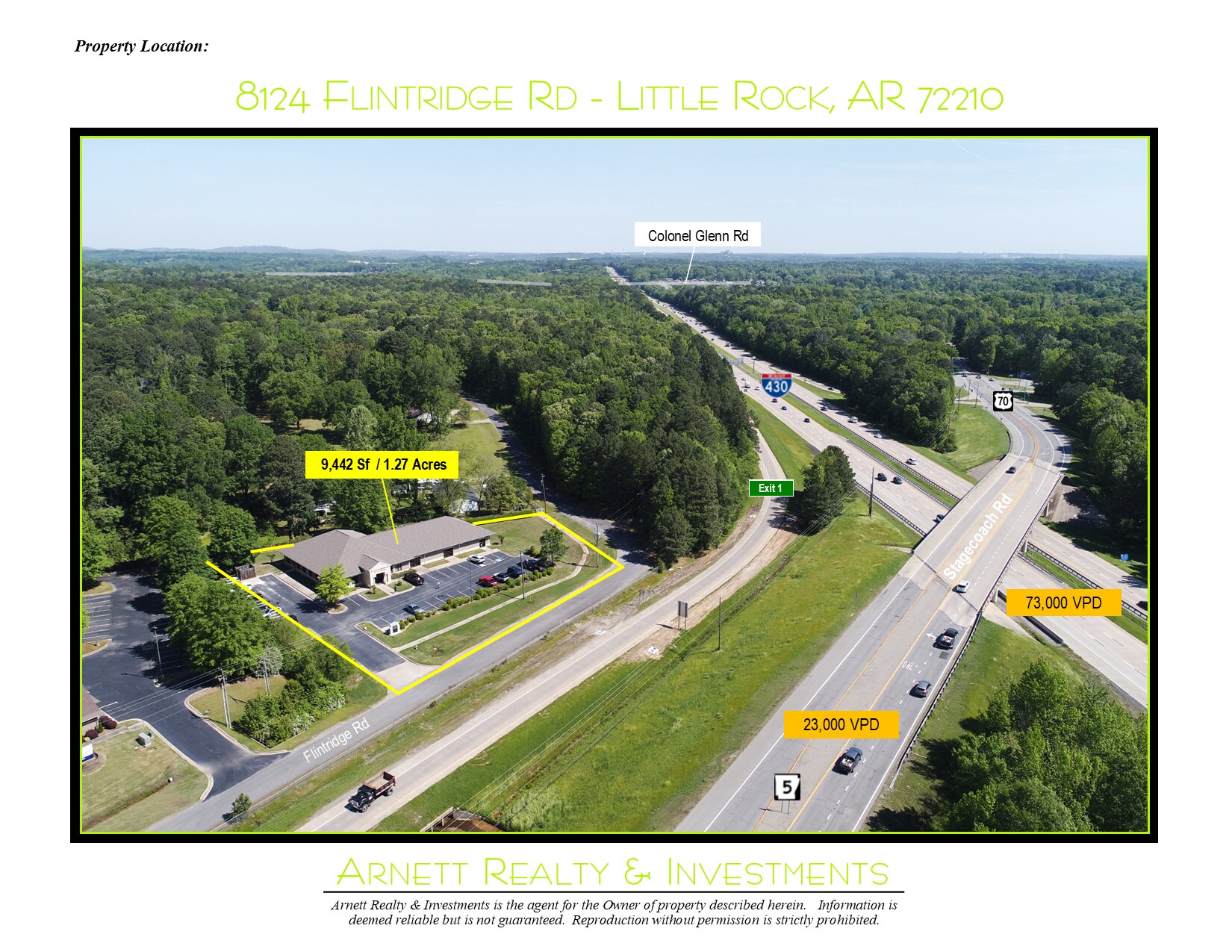 8124 Flintridge Rd, Little Rock, AR à vendre Photo de l’immeuble– Image 1 sur 22