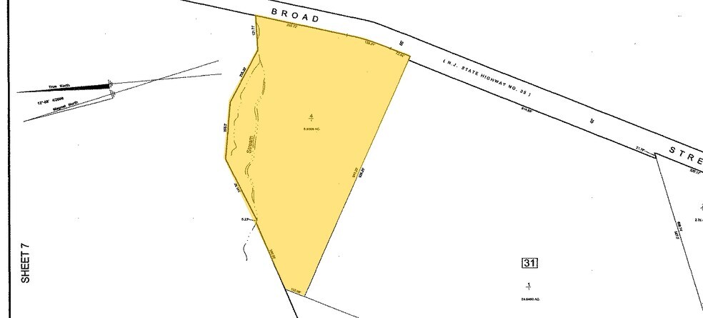 1040 Broad St, Shrewsbury, NJ à louer - Plan cadastral – Image 2 sur 10