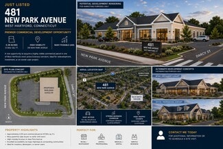 Plus de détails pour 481 New Park Ave, West Hartford, CT - Terrain à vendre