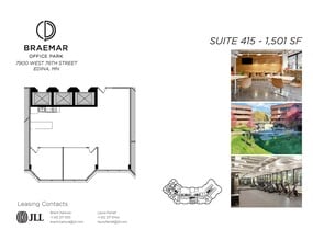 7900 W 78th St, Edina, MN à louer Plan d’étage– Image 1 sur 1