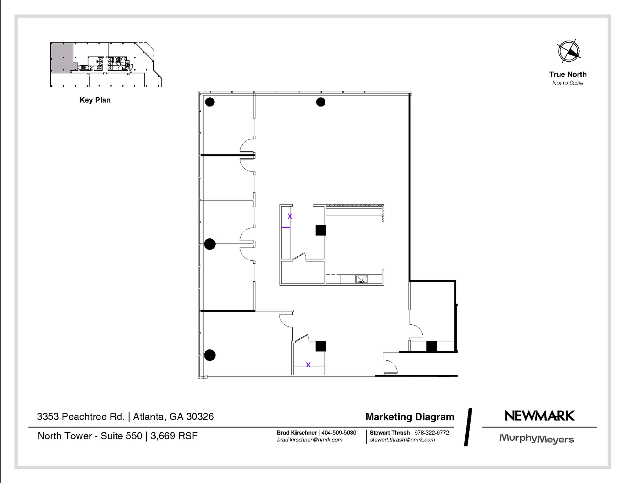 3353 Peachtree Rd NE, Atlanta, GA à louer Plan d’étage– Image 1 sur 1