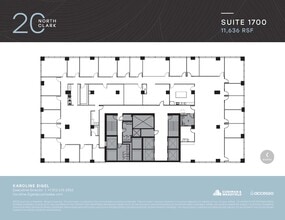 20 N Clark St, Chicago, IL à louer Plan d’étage– Image 1 sur 1