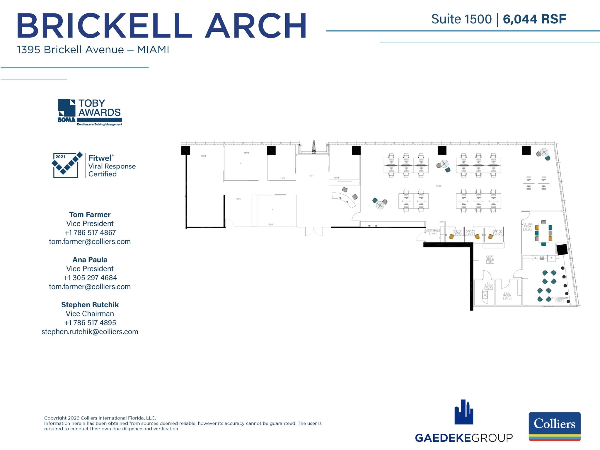 1395 Brickell Ave, Miami, FL à louer Photo intérieure– Image 1 sur 1