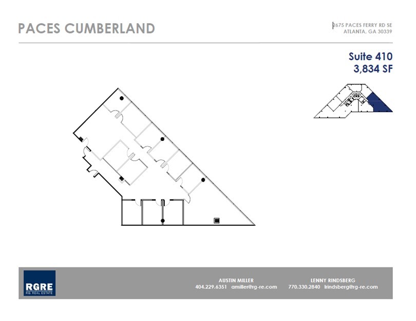 2675 Paces Ferry Rd SE, Atlanta, GA à louer Plan d’étage– Image 1 sur 1