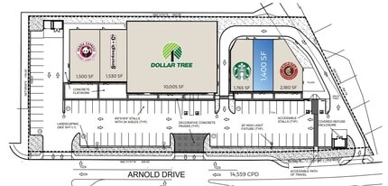 1047 Arnold Dr, Martinez, CA à louer Plan de site– Image 1 sur 1