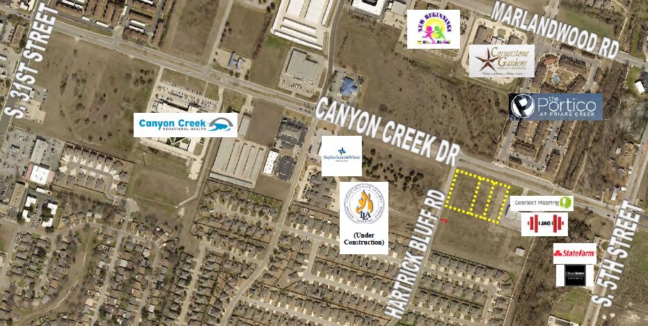 511-633 Canyon Creek, Temple, TX à vendre Aérien– Image 1 sur 2