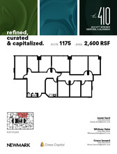 410 17th St, Denver, CO à louer Plan d’étage– Image 1 sur 1