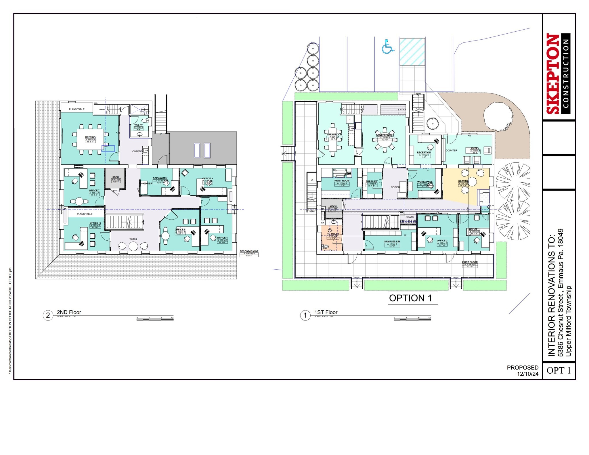 5386 Chestnut St, Emmaus, PA à louer Plan de site– Image 1 sur 2