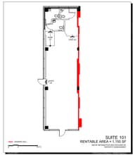 250 Dundas St W, Toronto, ON à louer Plan d’étage– Image 1 sur 1