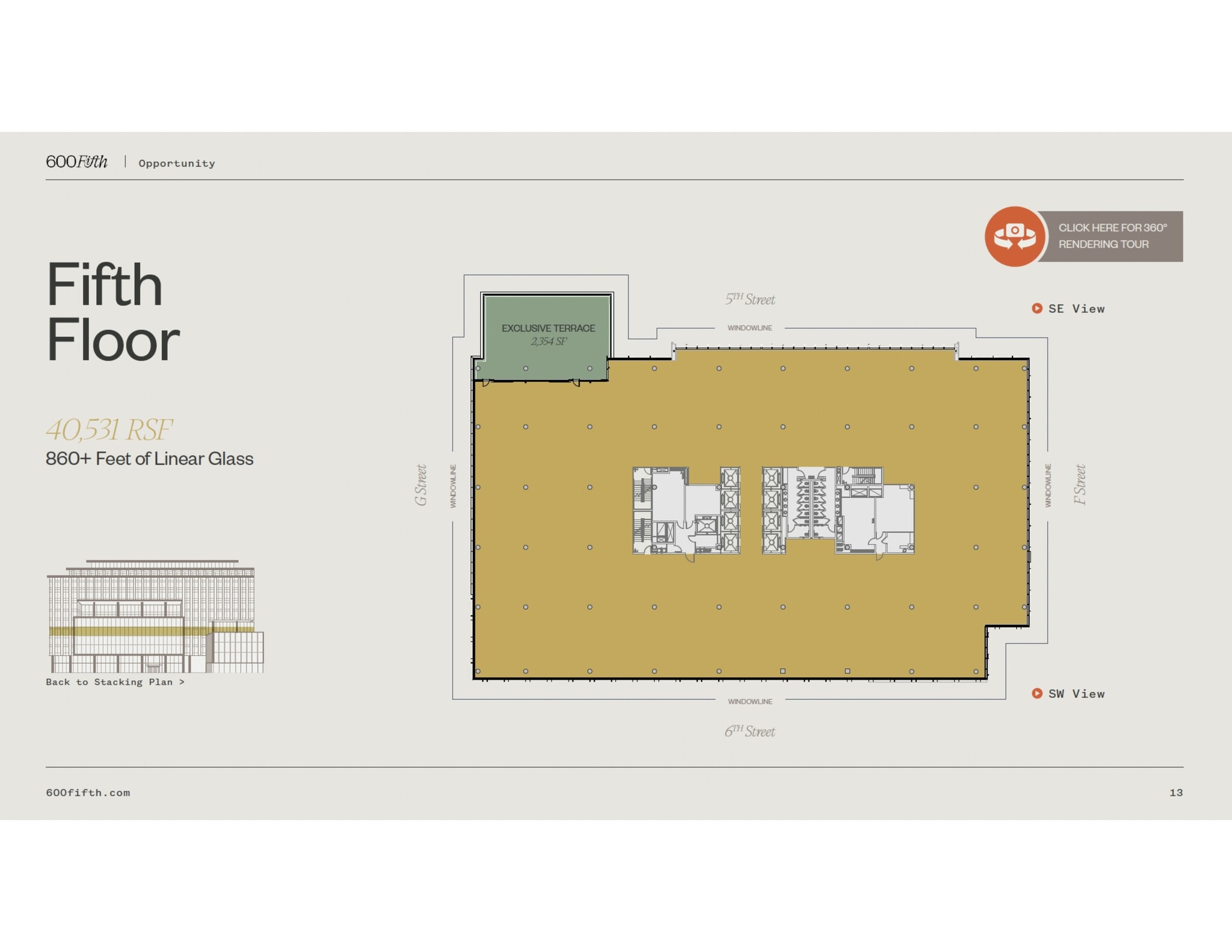 600 5th St NW, Washington, DC à louer Plan de site– Image 1 sur 4