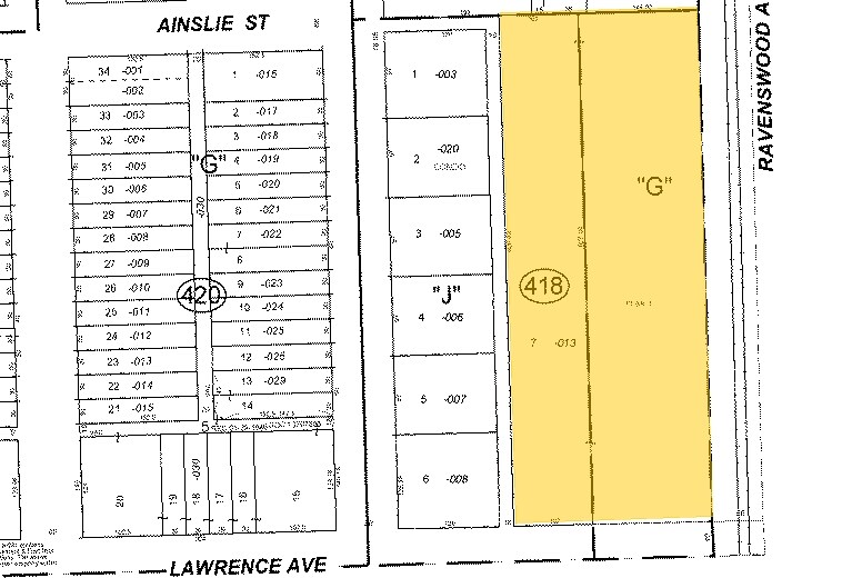 1800 W Lawrence Ave, Chicago, IL à louer - Plan cadastral – Image 2 sur 14