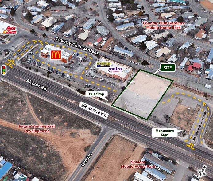 6415 Airport Rd, Santa Fe, NM à vendre - Photo de l’immeuble – Image 2 sur 9