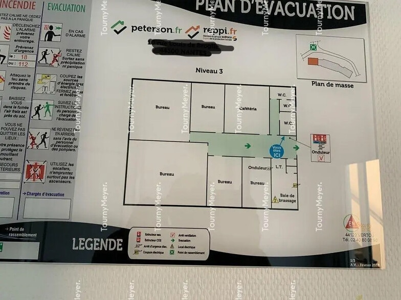Bureau dans Nantes à louer - Plan d’étage – Image 2 sur 3