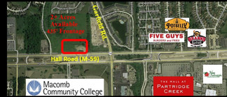 Plus de détails pour M-59 Hall Rd & Garfield Rd, Macomb Township, MI - Terrain à vendre