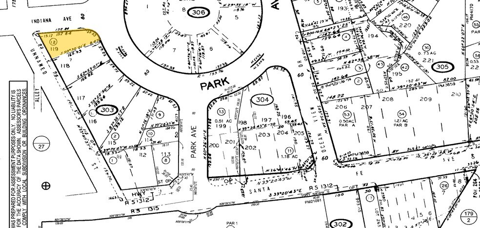 249 S Indiana Ave, Vista, CA à louer - Plan cadastral – Image 2 sur 14