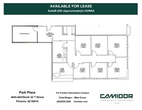 4645-4647 N 32nd St, Phoenix, AZ à louer Plan d’étage– Image 1 sur 1