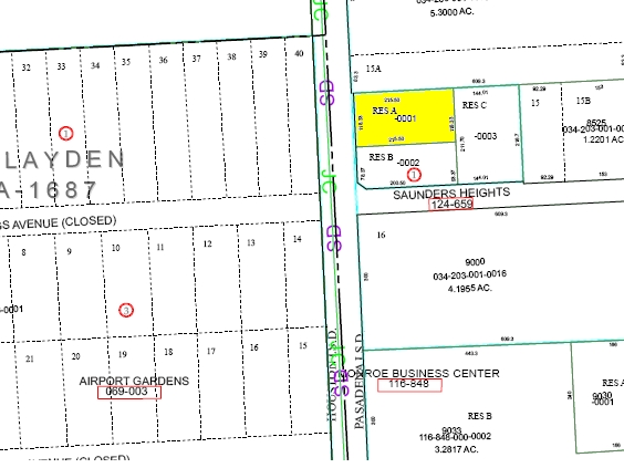 8887 W Monroe Rd, Houston, TX à louer - Plan cadastral – Image 3 sur 11