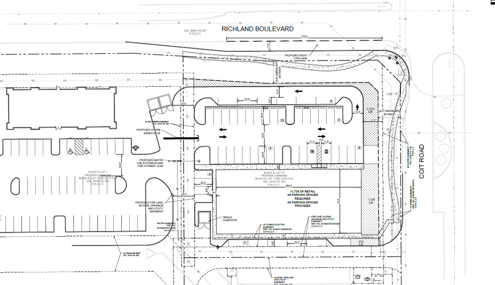 2310 Richland Blvd, Prosper, TX à louer - Plan de site – Image 2 sur 2