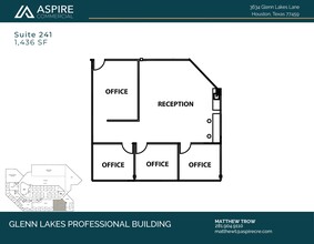 3634 Glenn Lakes Lane, Missouri City, TX à louer Plan d’étage– Image 1 sur 1