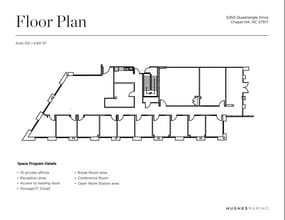 6350 Quadrangle Dr, Chapel Hill, NC à louer Plan d’étage– Image 1 sur 1