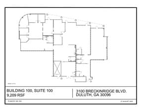 3100 Breckinridge Blvd, Duluth, GA à louer Plan de site– Image 2 sur 20