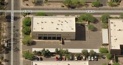 420 S Smith Rd, Tempe, AZ - Vue aérienne vue de carte
