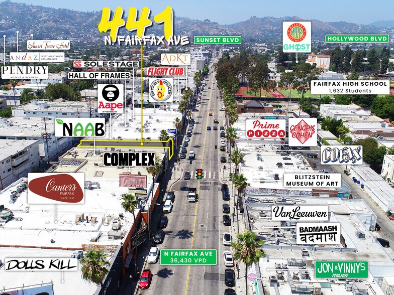 441 N Fairfax Ave, Los Angeles, CA à louer - Photo de l’immeuble – Image 2 sur 5