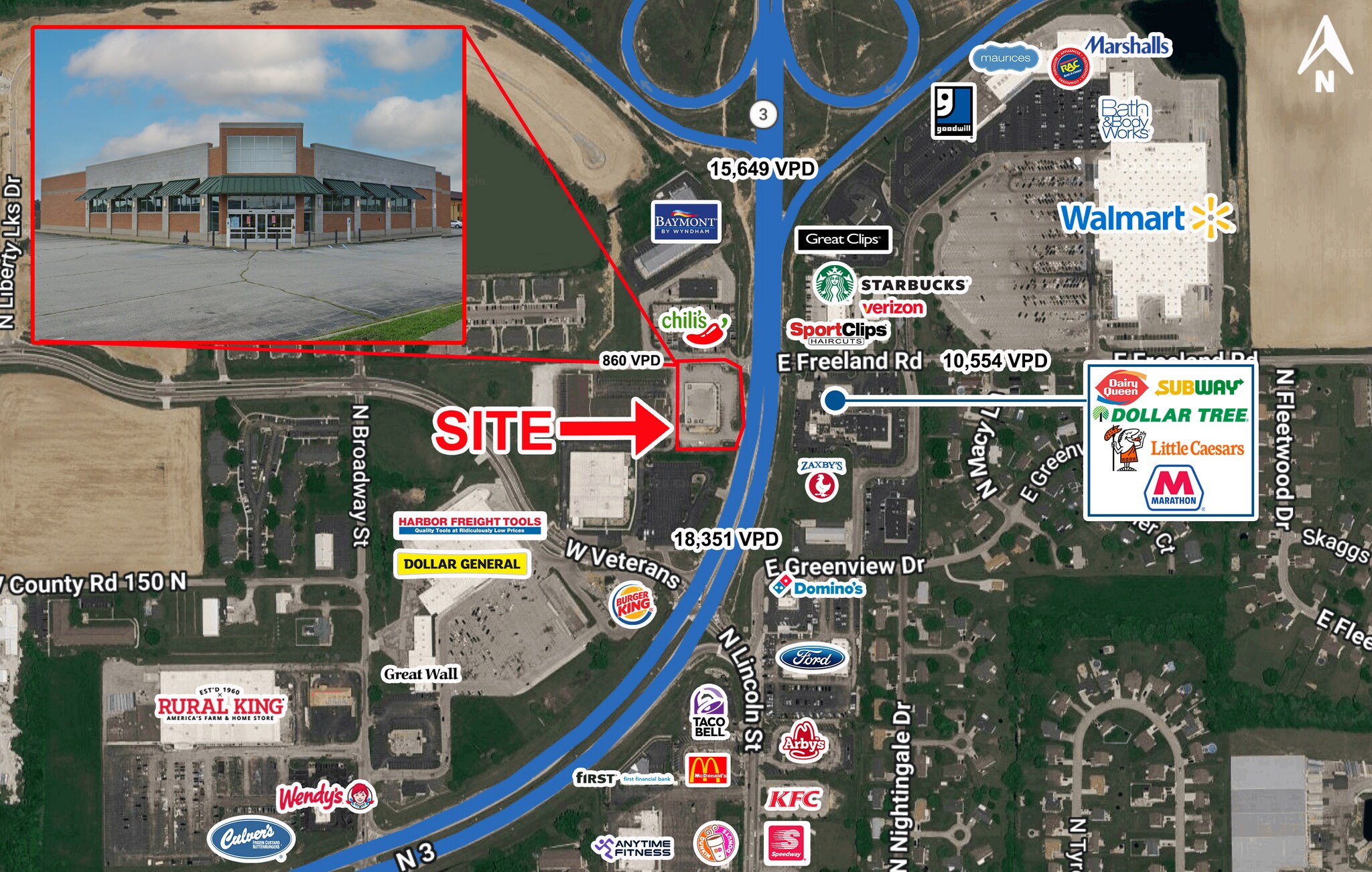 2215 N State Road 3, Greensburg, IN à louer Photo principale– Image 1 sur 5